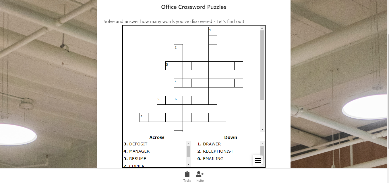 crossword puzzles