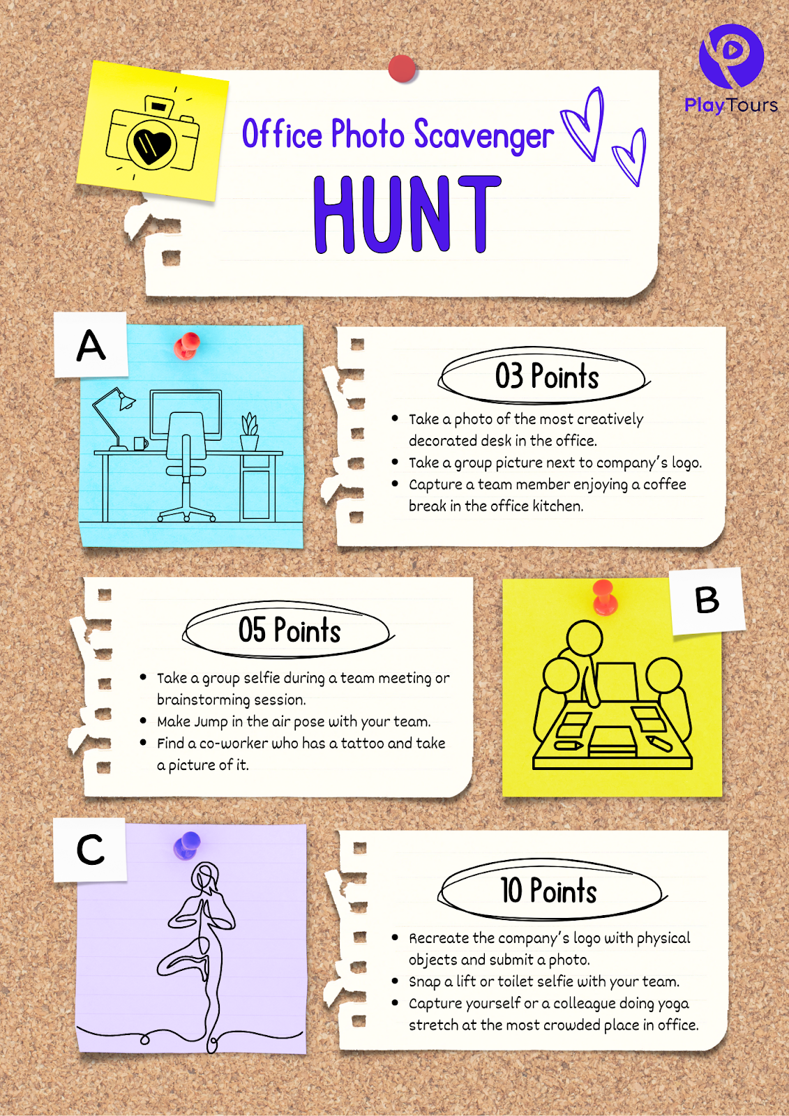 office scavenger hunt pdf template