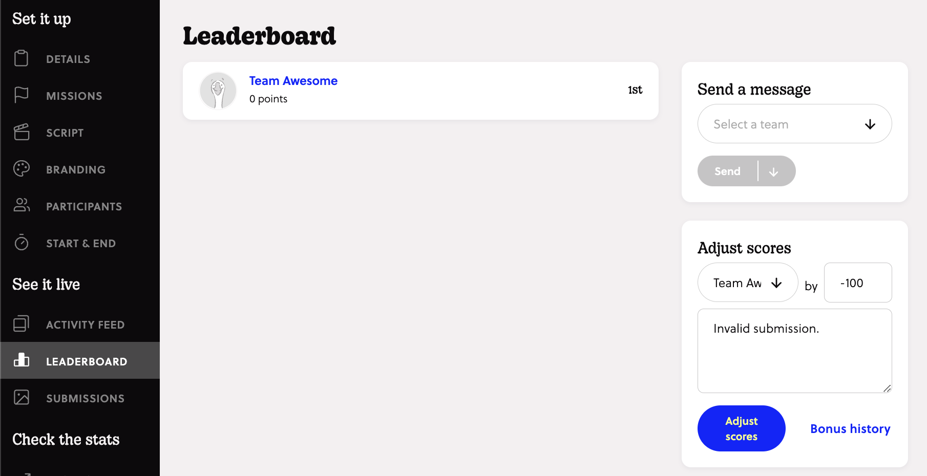 goosechase game builder