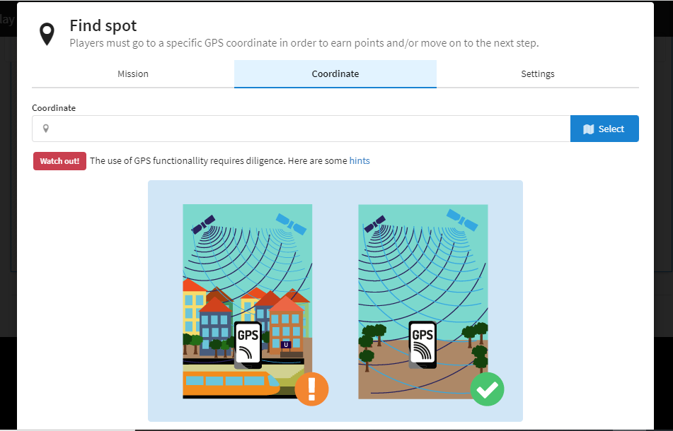 image of how to use gps feature in actionbound