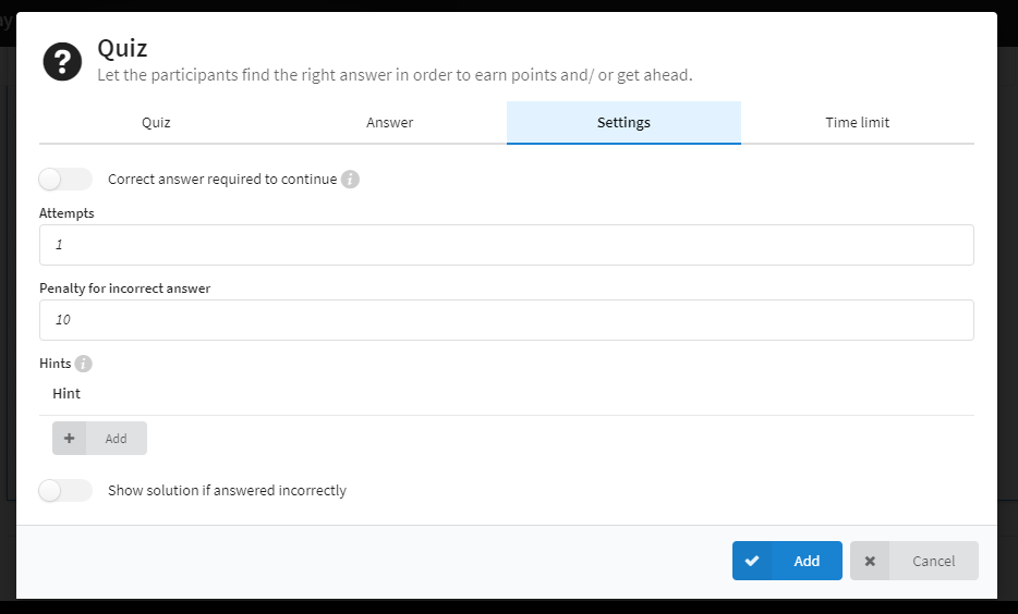 image of make customized bound in actionbound