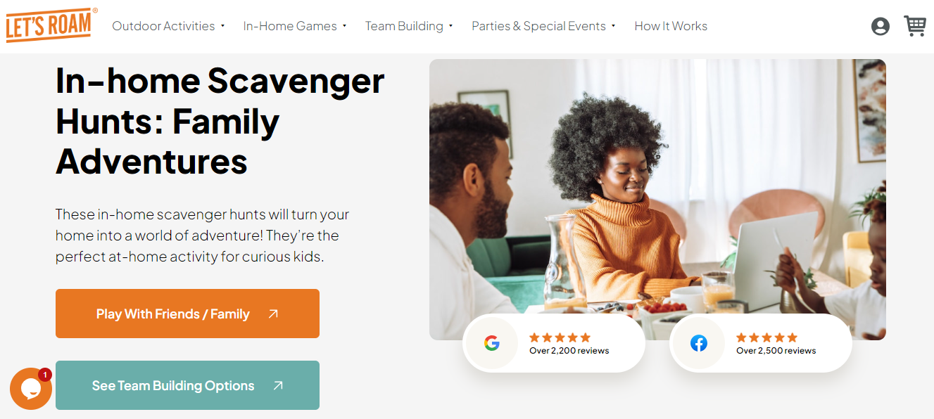 image of let's roam indoor scavenger hunt