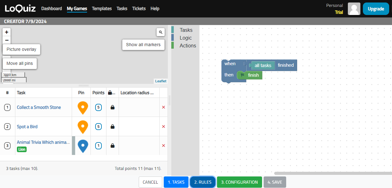 image of loquiz game creator