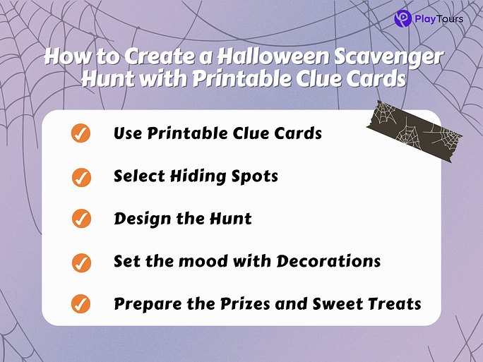 free halloween scavenger hunt with printable todo lists