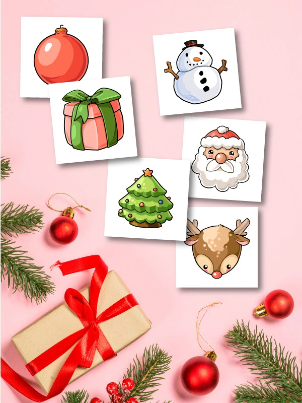 Christmas Character Visual list for kids