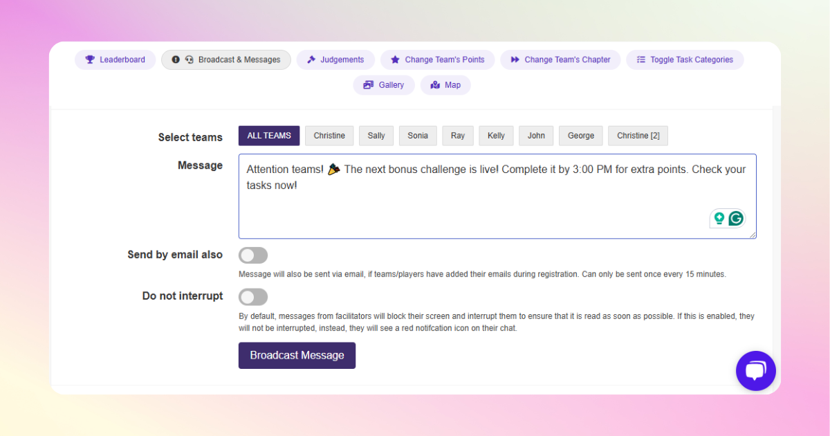 scavenger hunt apps features for organizers