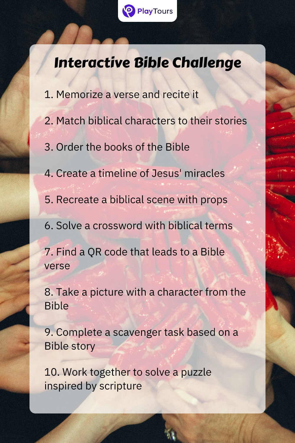 bible challenge scavenger hunt printable card