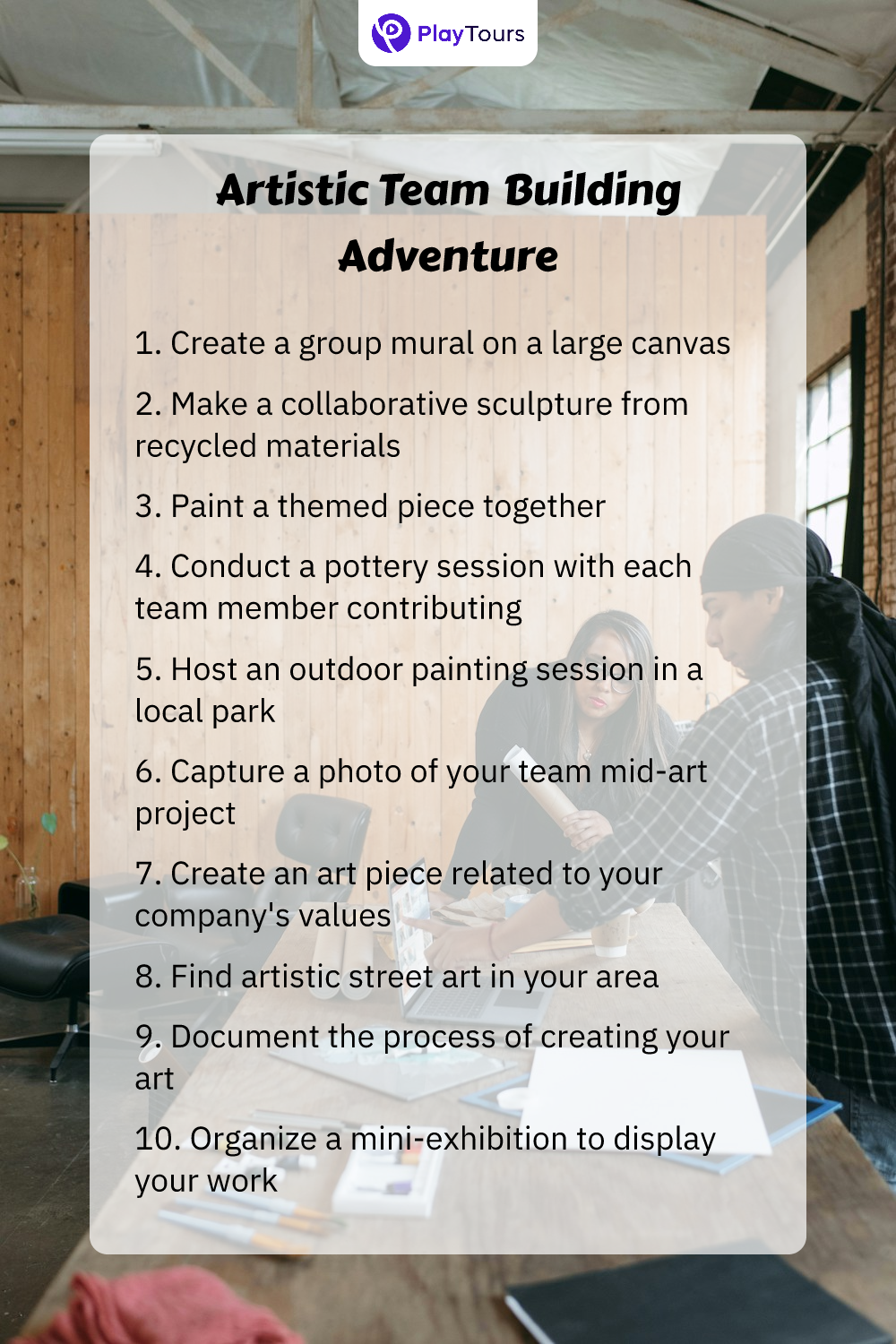 adventure card with creative challenges