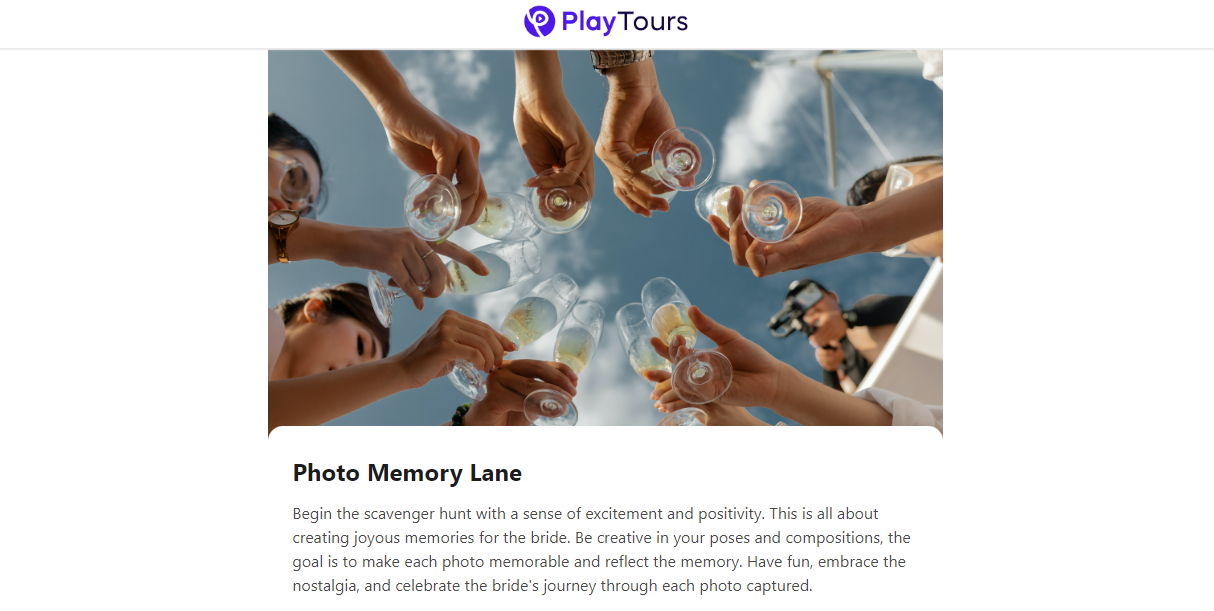 Using PlayTours app to organize a fun bachelorette scavenger hunt