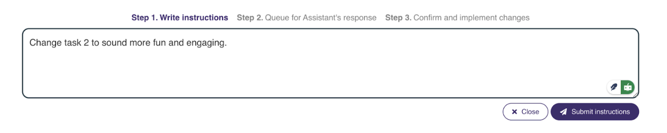 AI Assistant feature