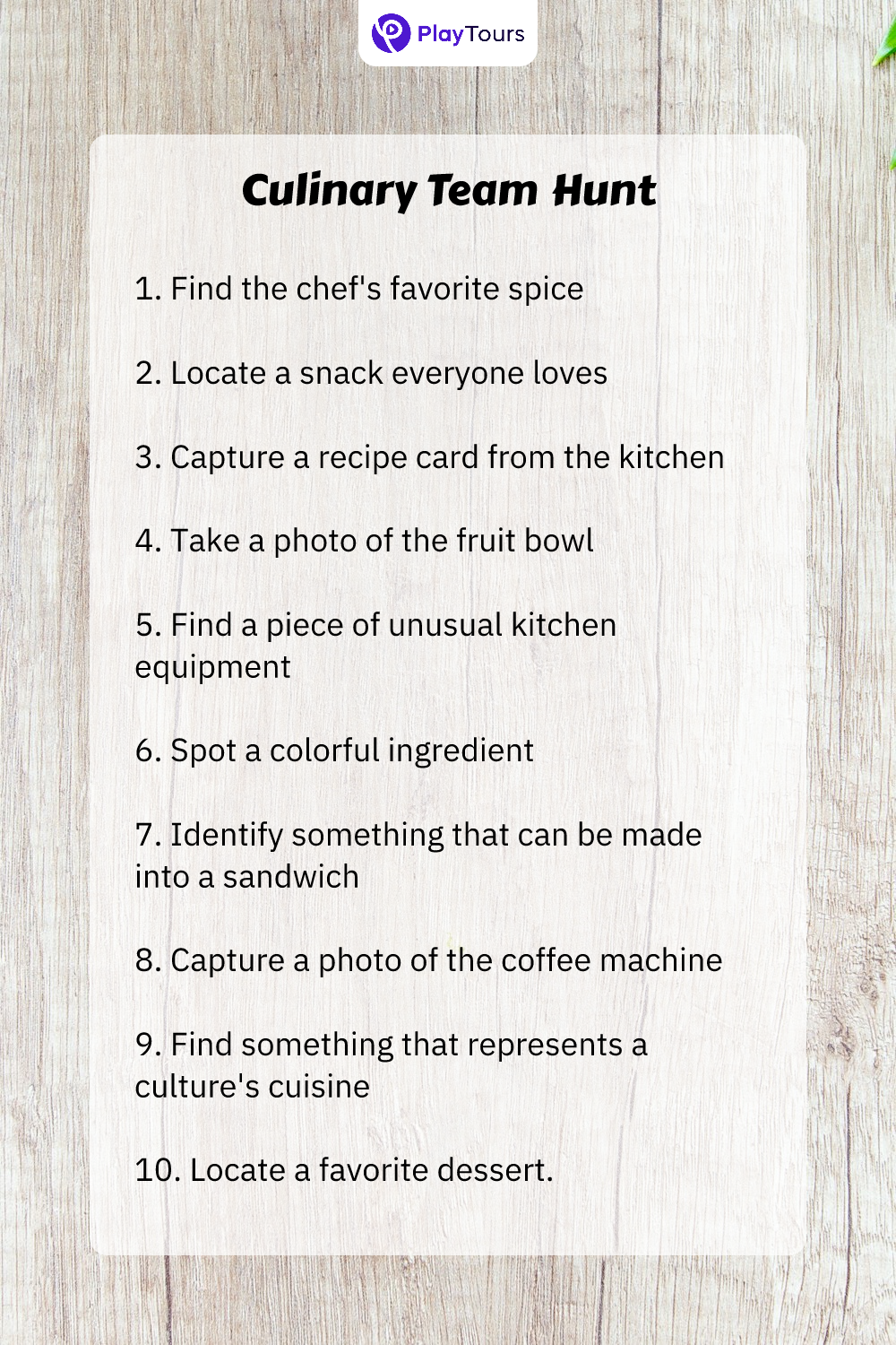scavenger hunt template