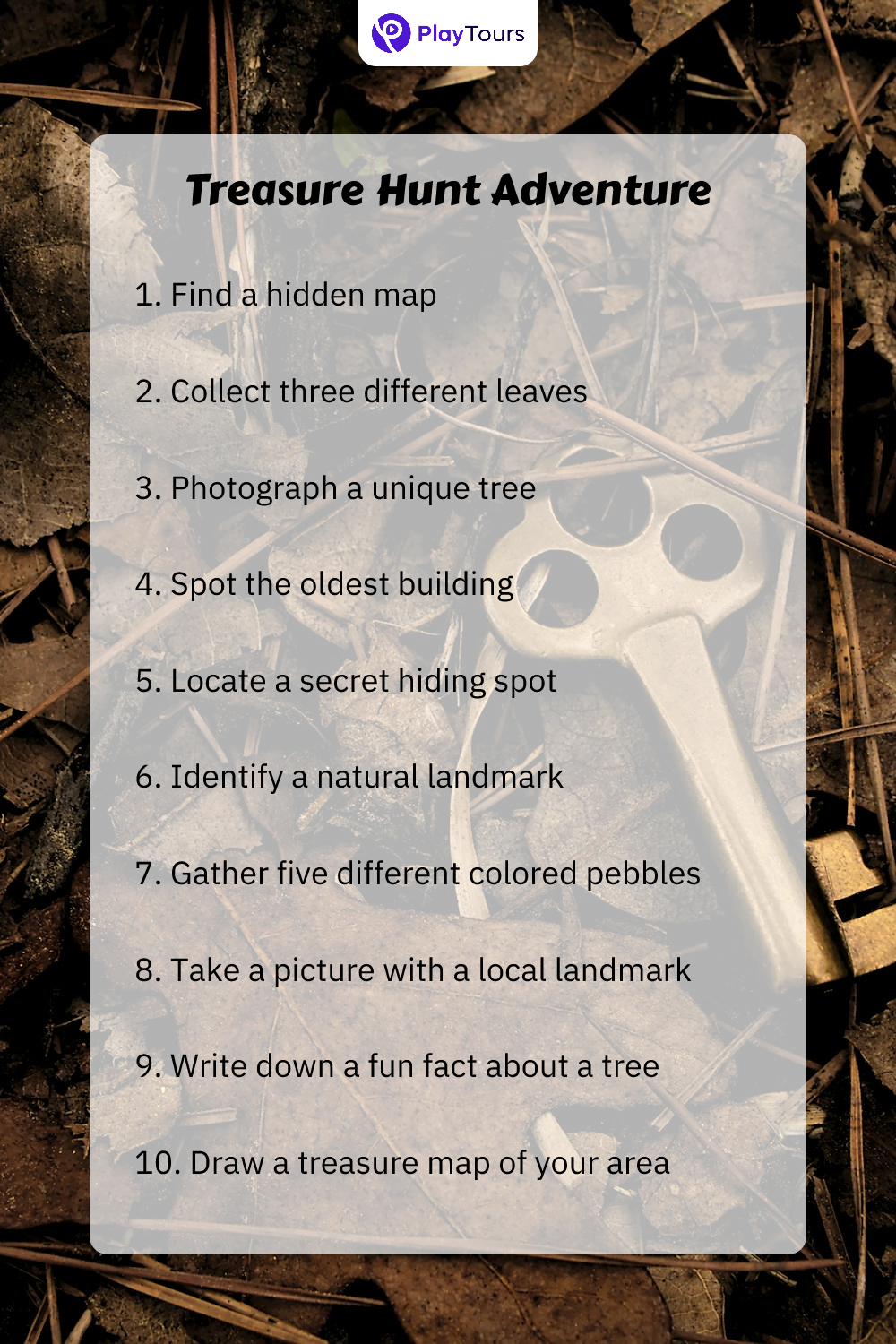 treasure hunt adventure task template