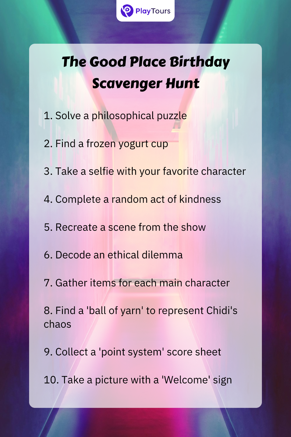 printable birthday scavenger hunt template