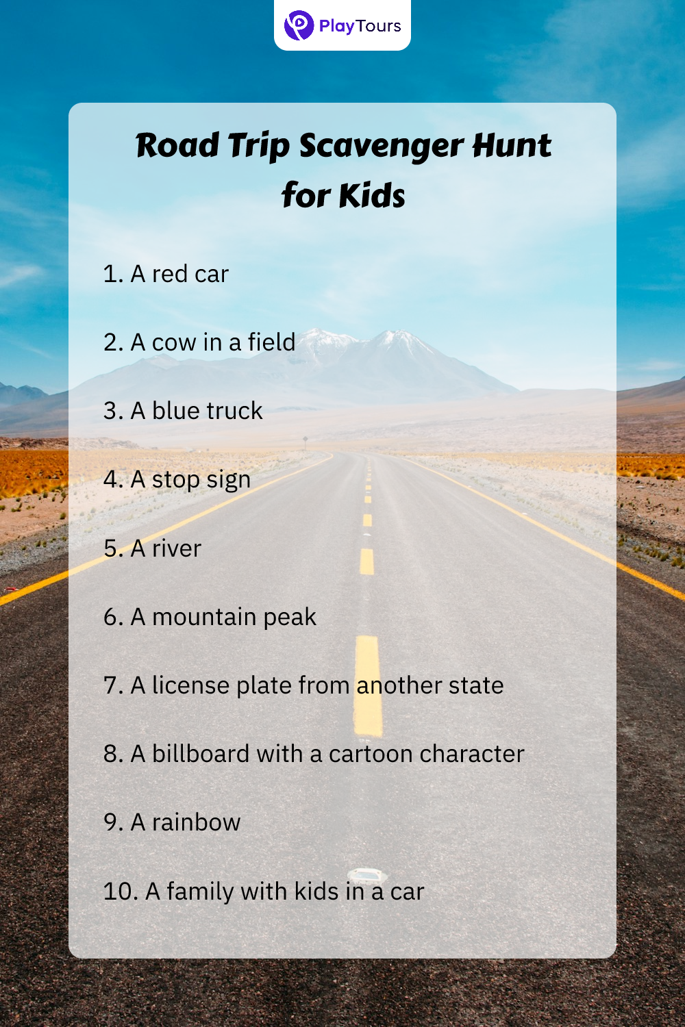 printable road trip scavenger hunt cards for kids