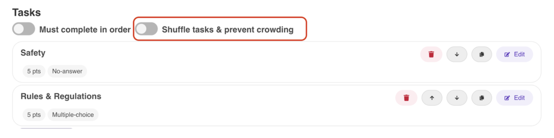 playtours crowd prevention feature