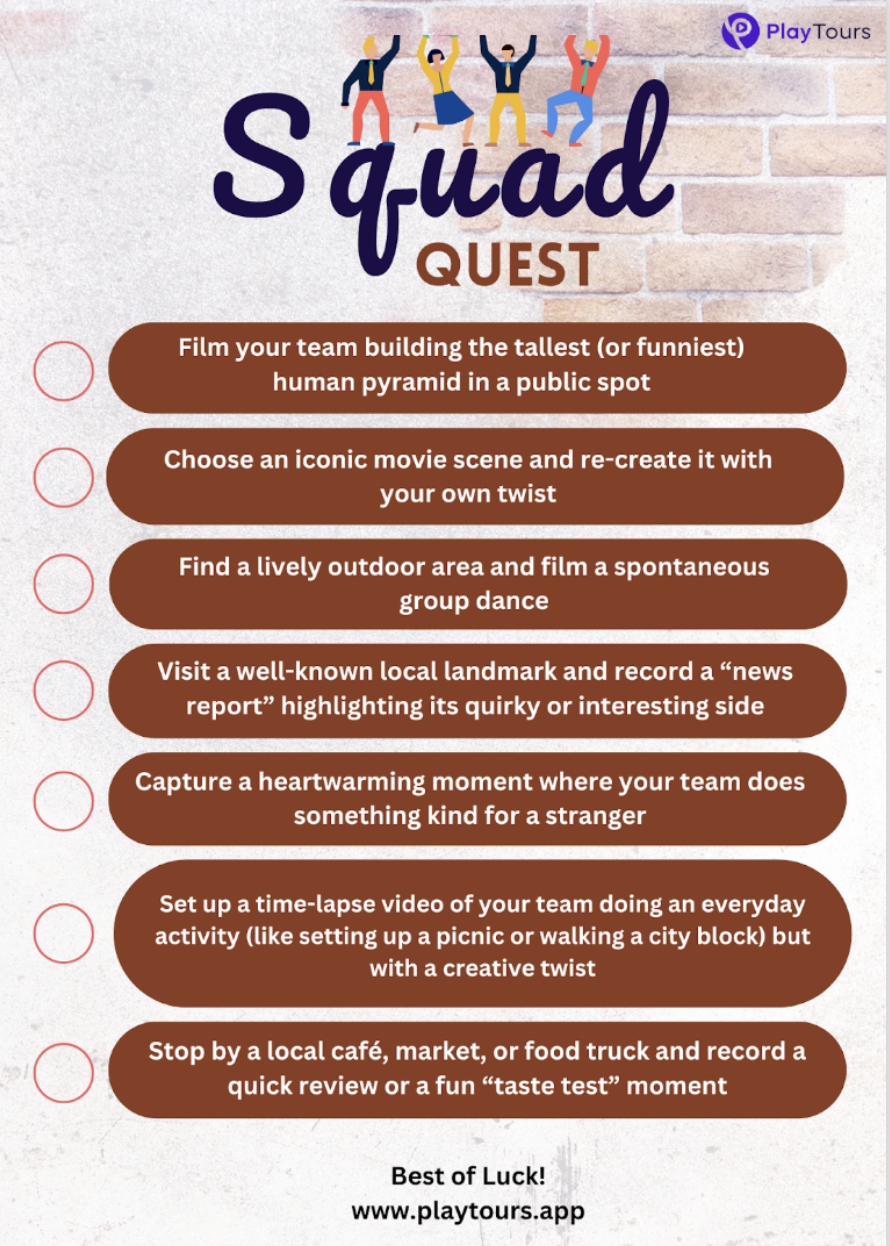 playtours squad quest hunt card