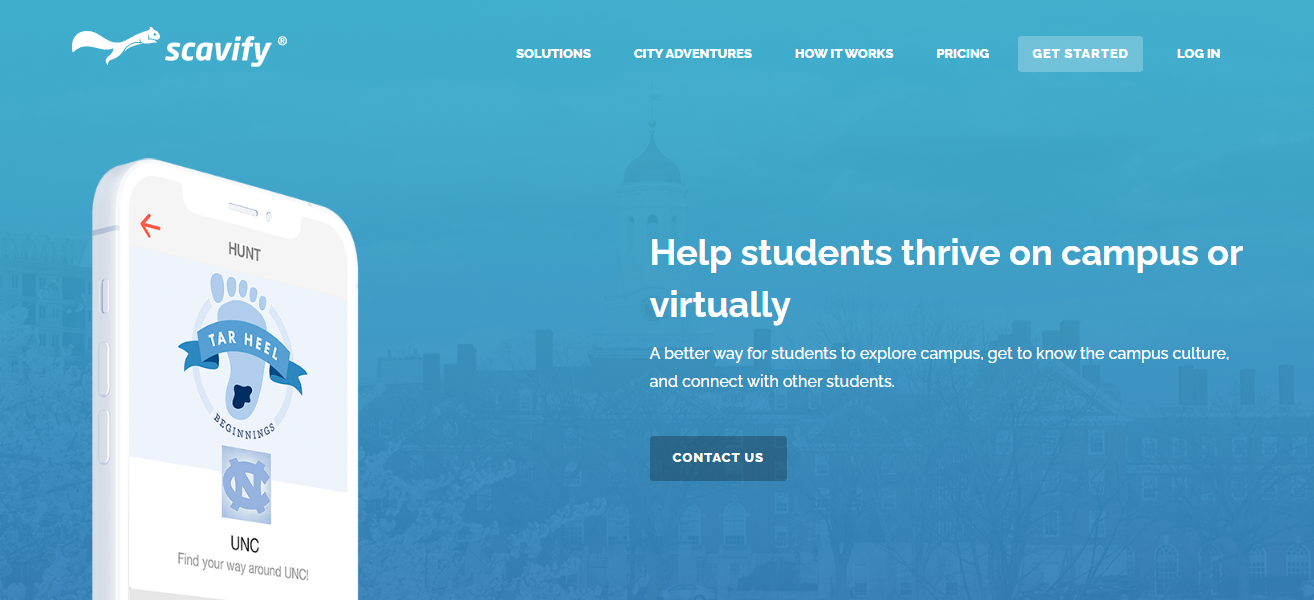 best scavenger hunt app for universities and college events